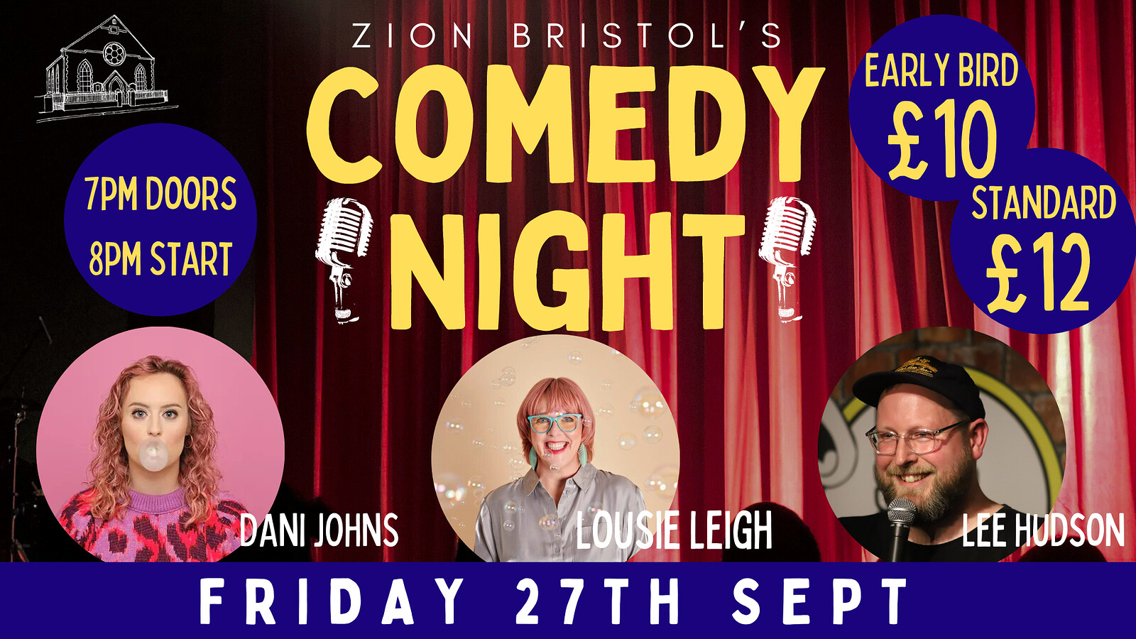COMEDY NIGHT at Zion at Zion Bristol