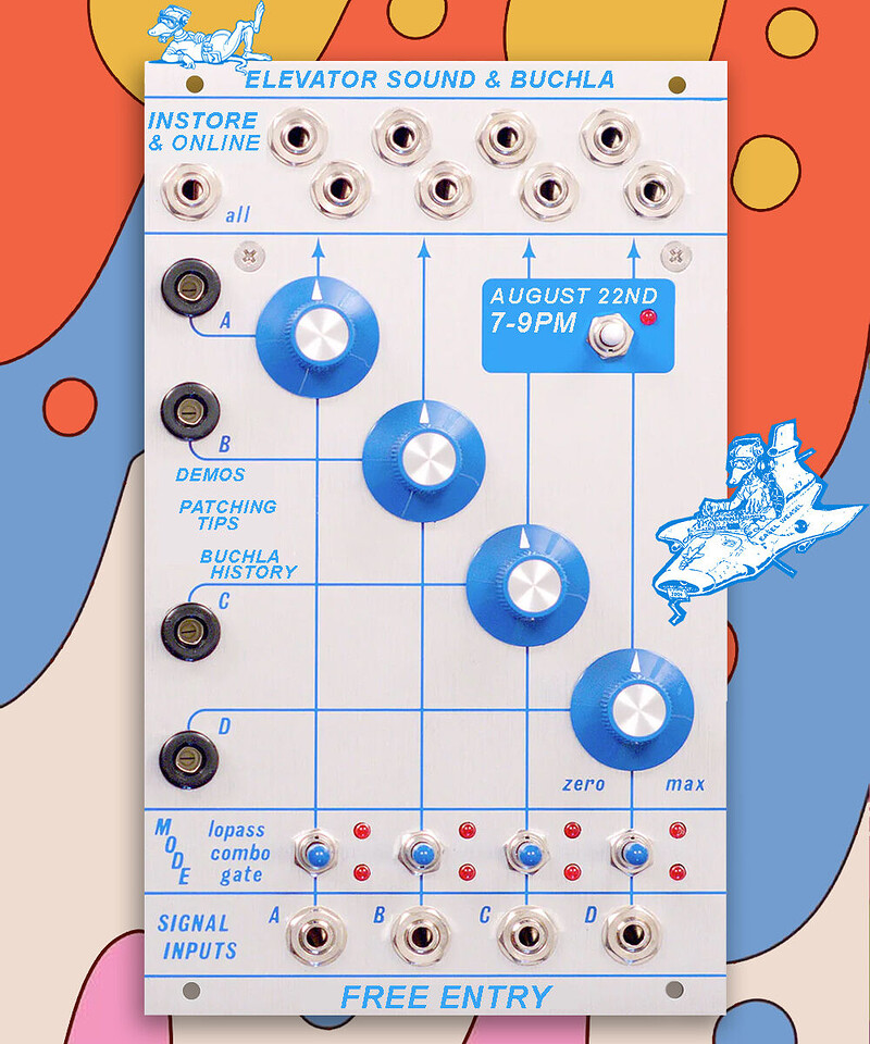 Buchla x Elevator Sound In-store at Elevator Sound