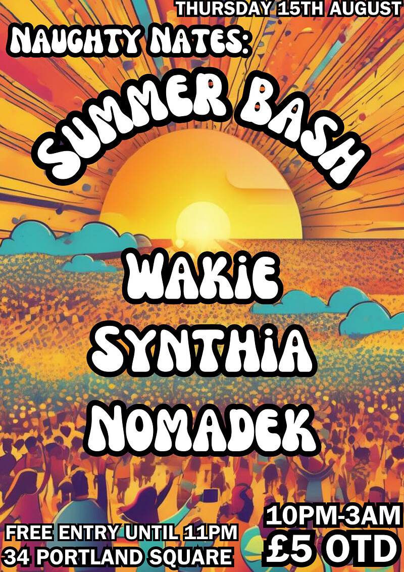 Naughty Nate's: Summer Bash at Cosies