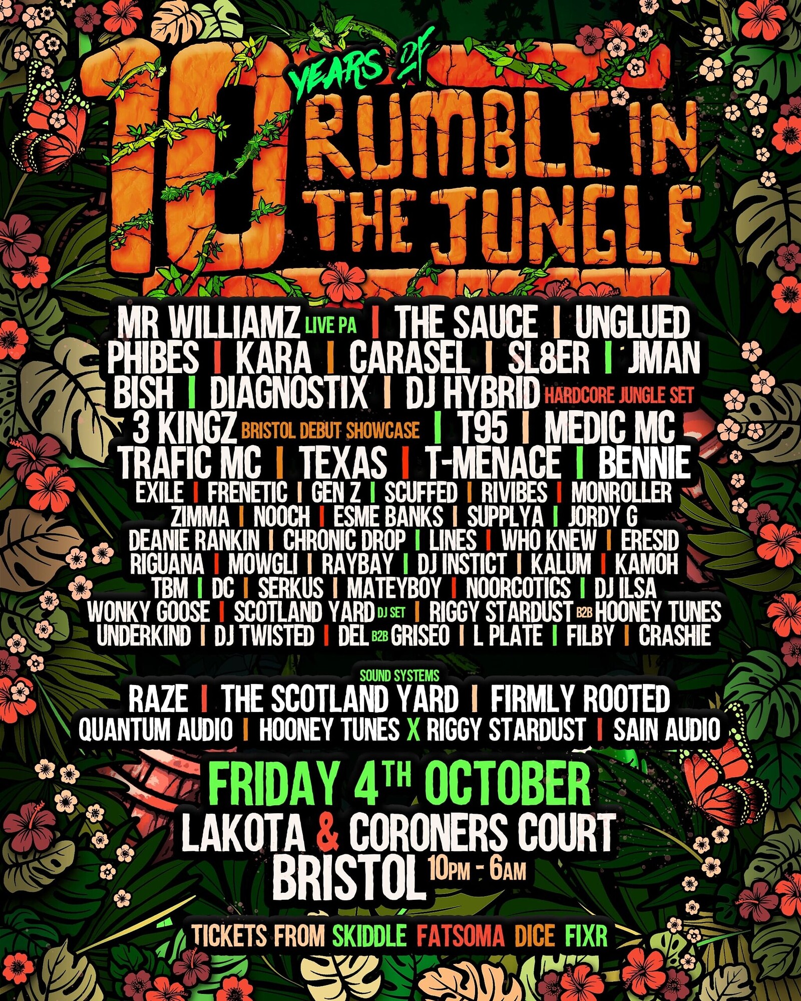 10 years of Rumble in the jungle at Lakota