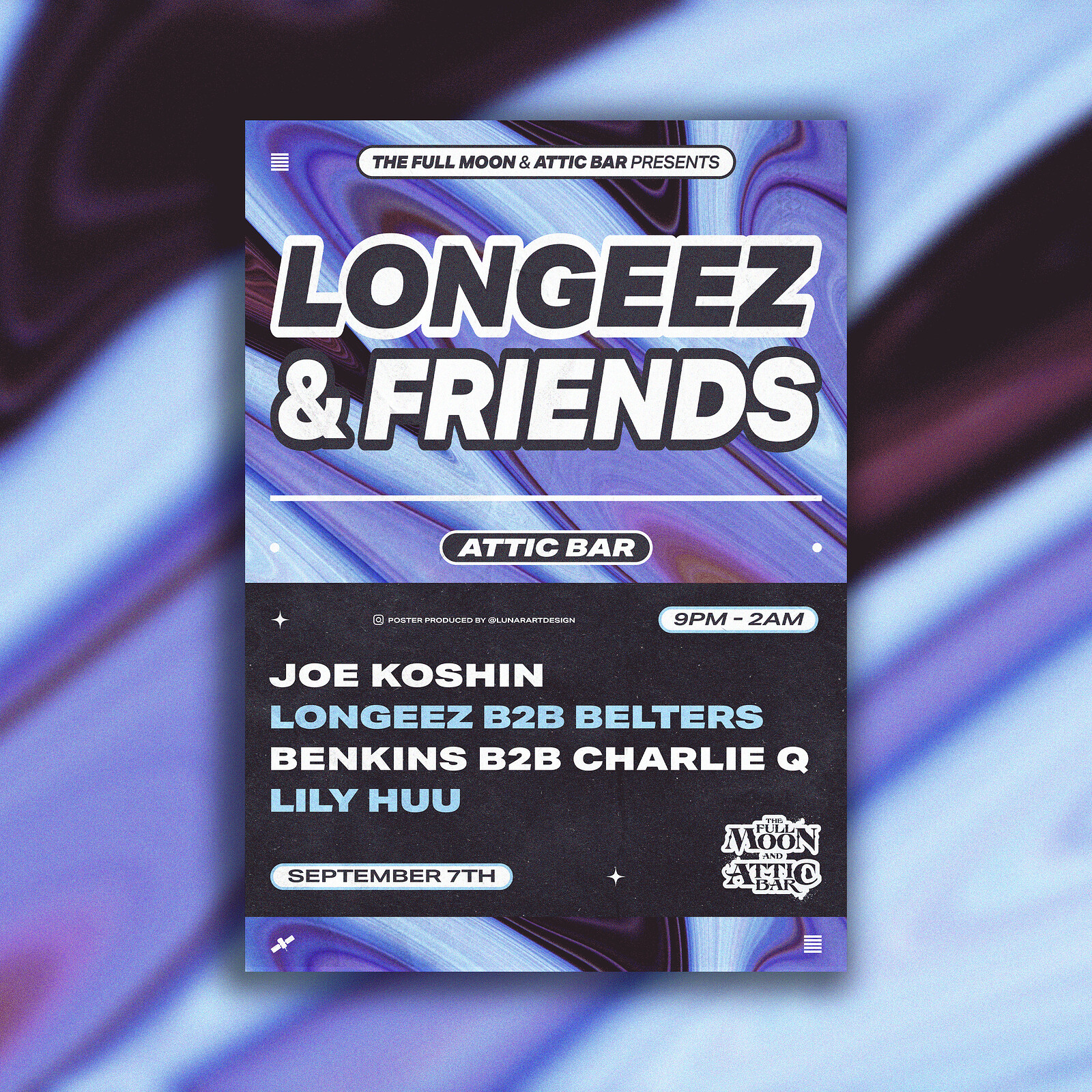 Longeez & Friends at The Full Moon & Attic Bar
