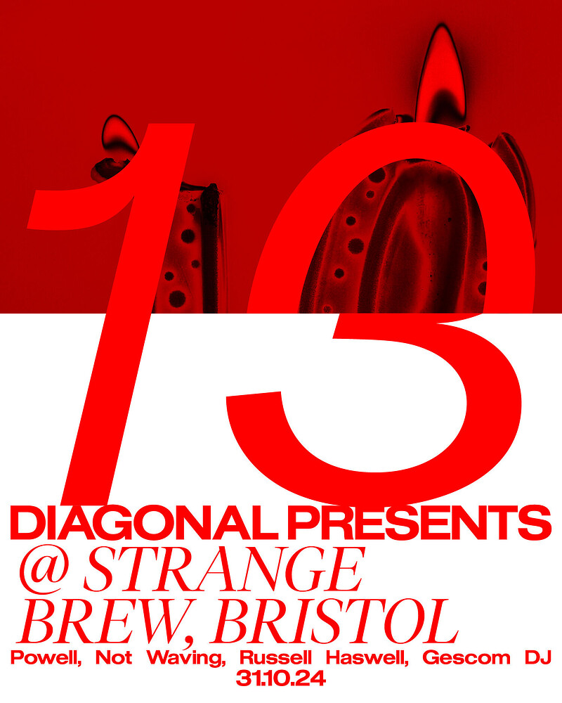 Diagonal '13' w/ Powell, Not Waving, Gescom +++ at Strange Brew