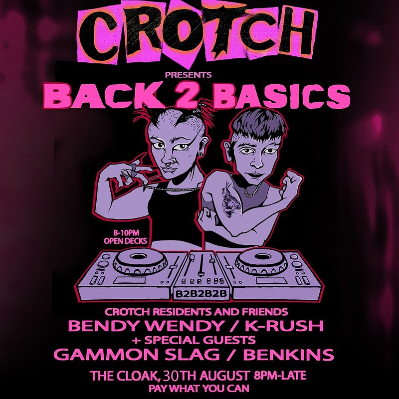 Crotch Presents: BACK2BASICS at Cloak
