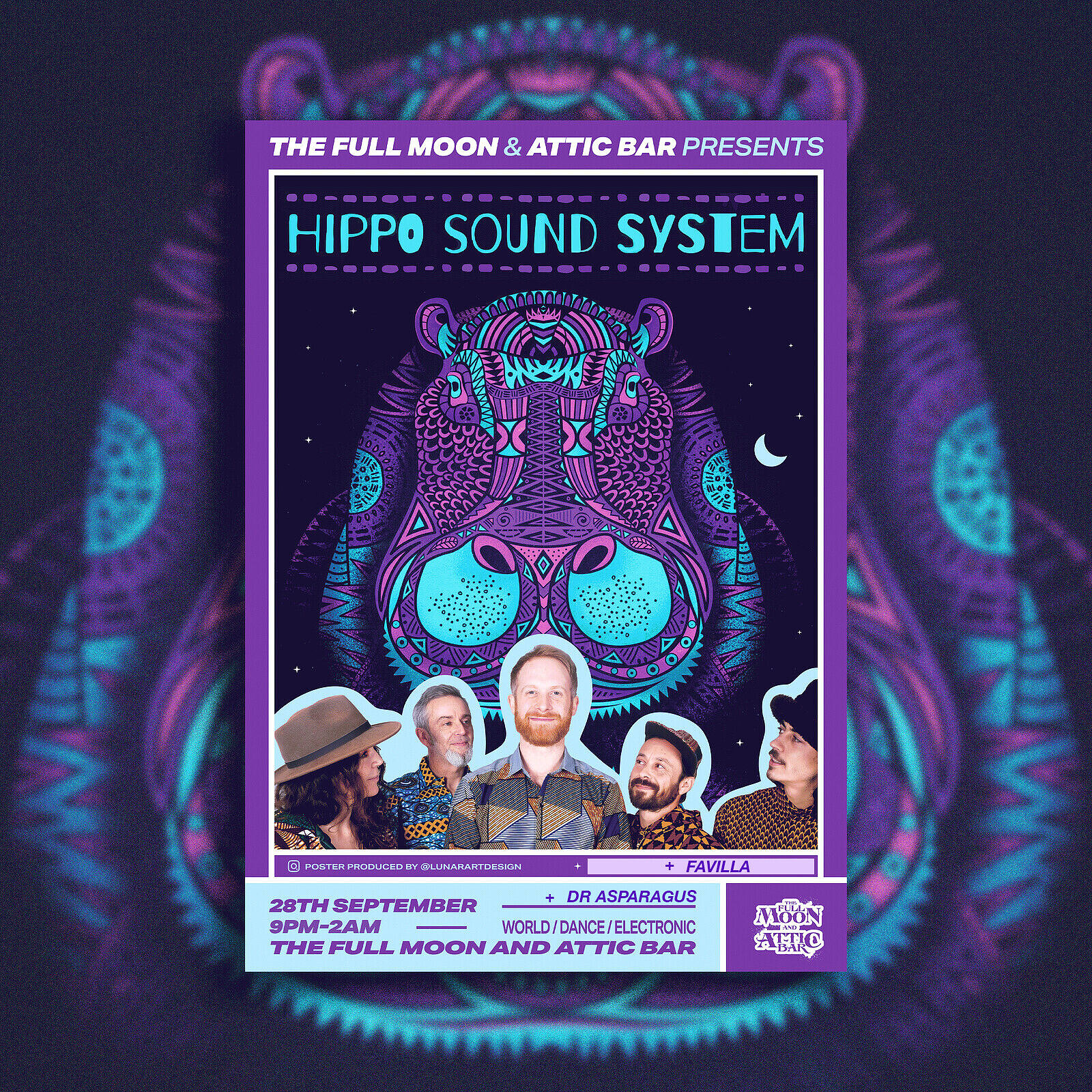 HIPPO SOUND SYSTEM | Attic Bar at The Full Moon & Attic Bar
