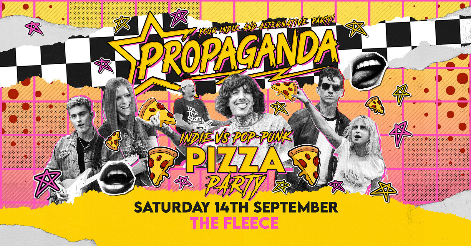 Propaganda - Indie VS Pop Punk Pizza Party at The Fleece