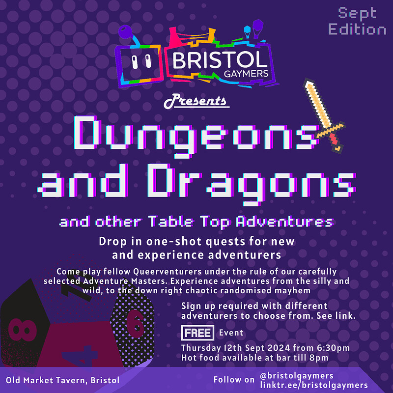 Dungeons & Dragons Night and Tabletop Adventures at Old Market Tavern