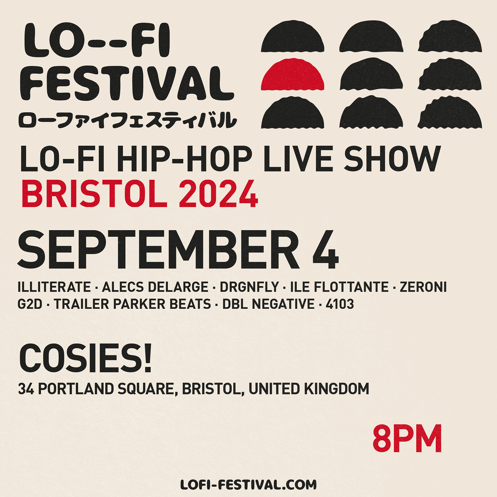 Lo-Fi Festival Bristol Edition at Cosies