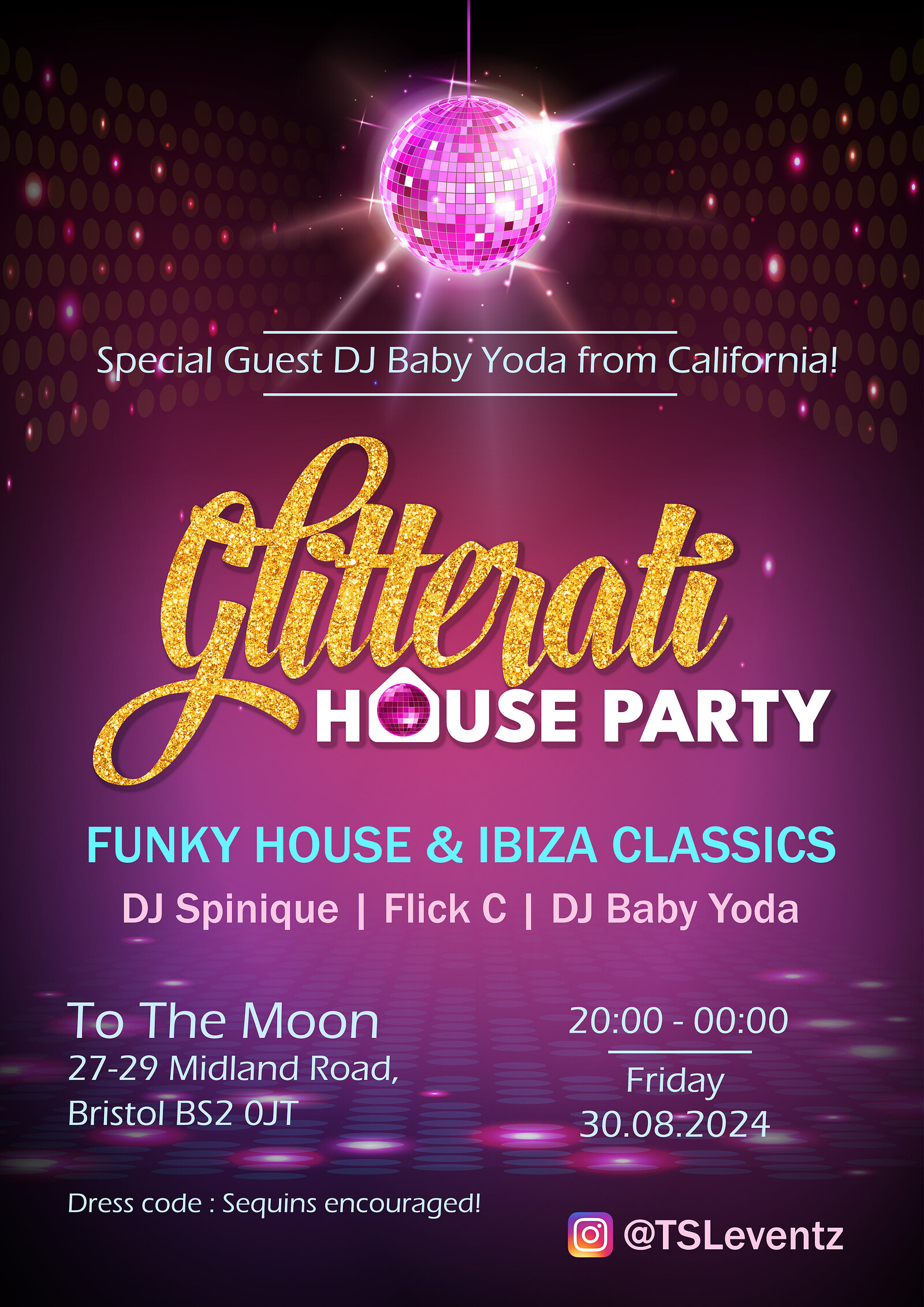 Glitterati House Party at To The Moon