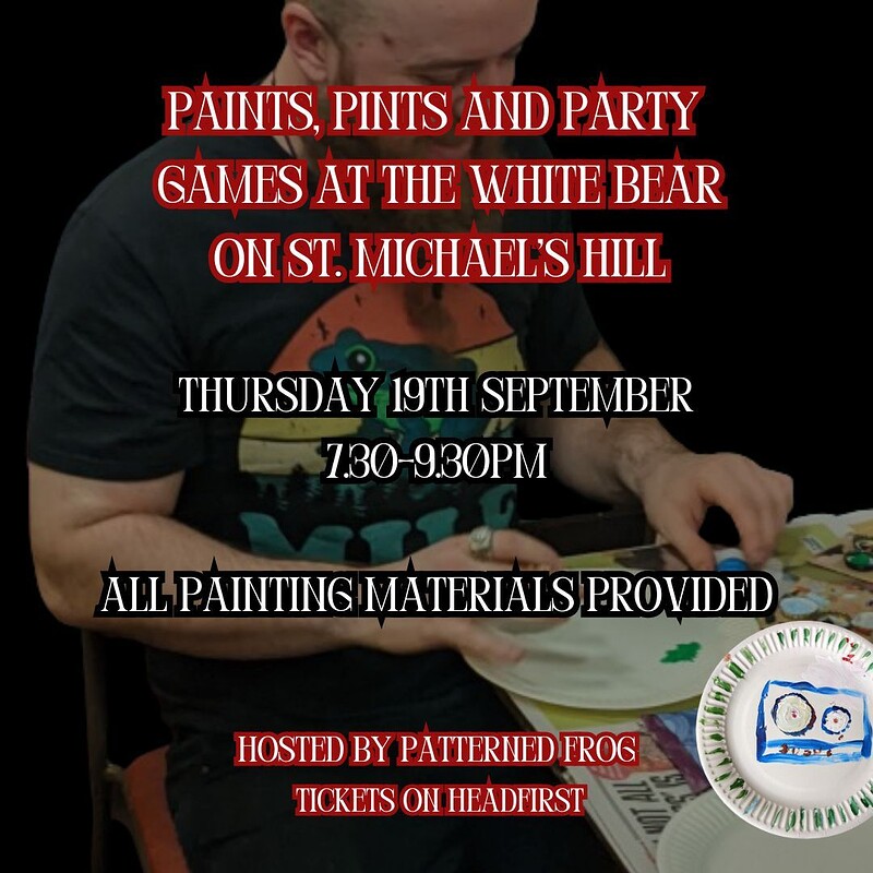 Paints, Pints and Party Games at The White Bear