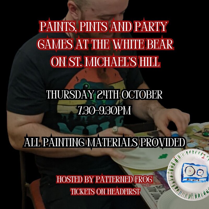 Paints, Pints and Party Games at The White Bear