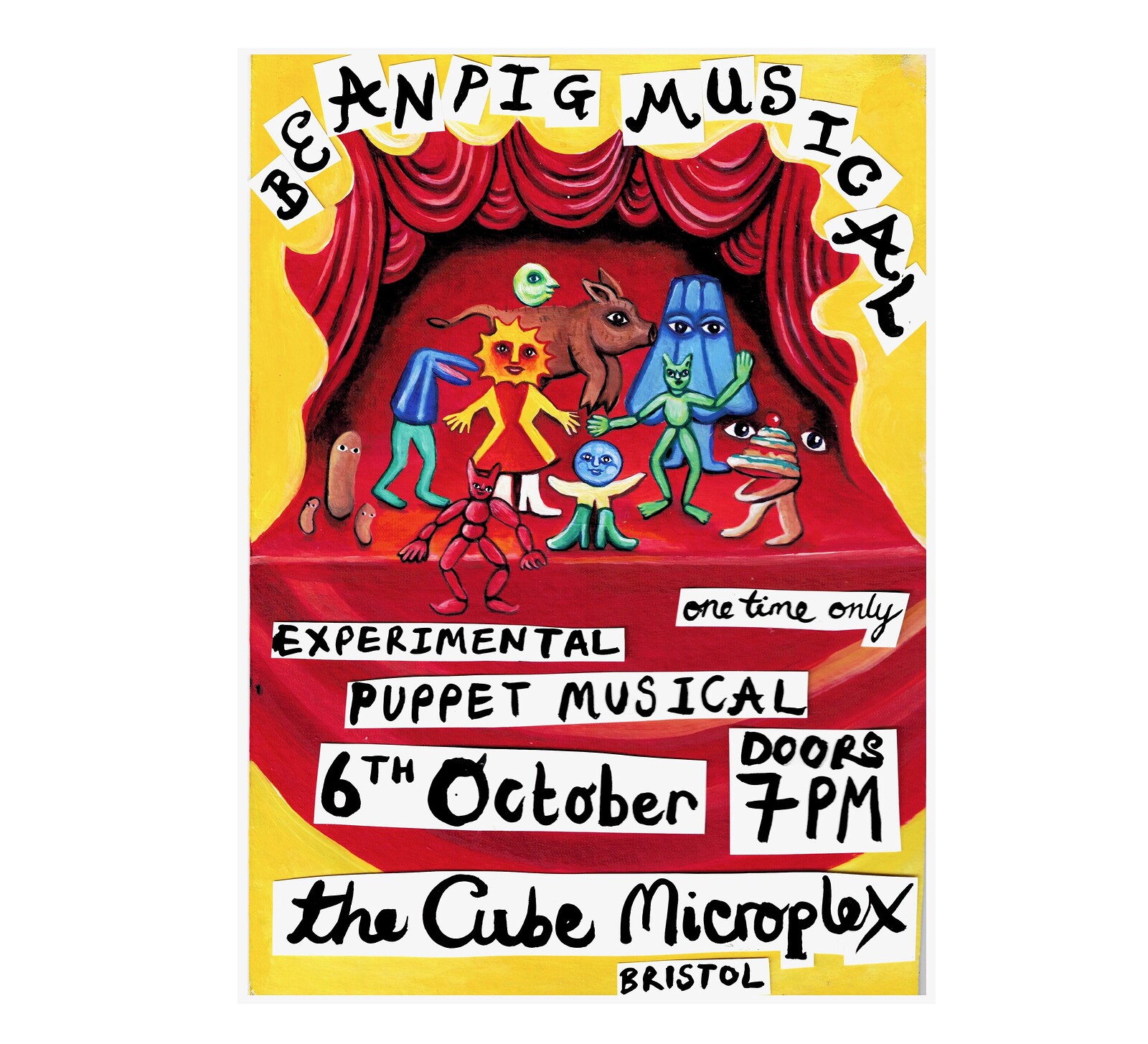Surreal D.I.Y Puppet Musical at The Cube