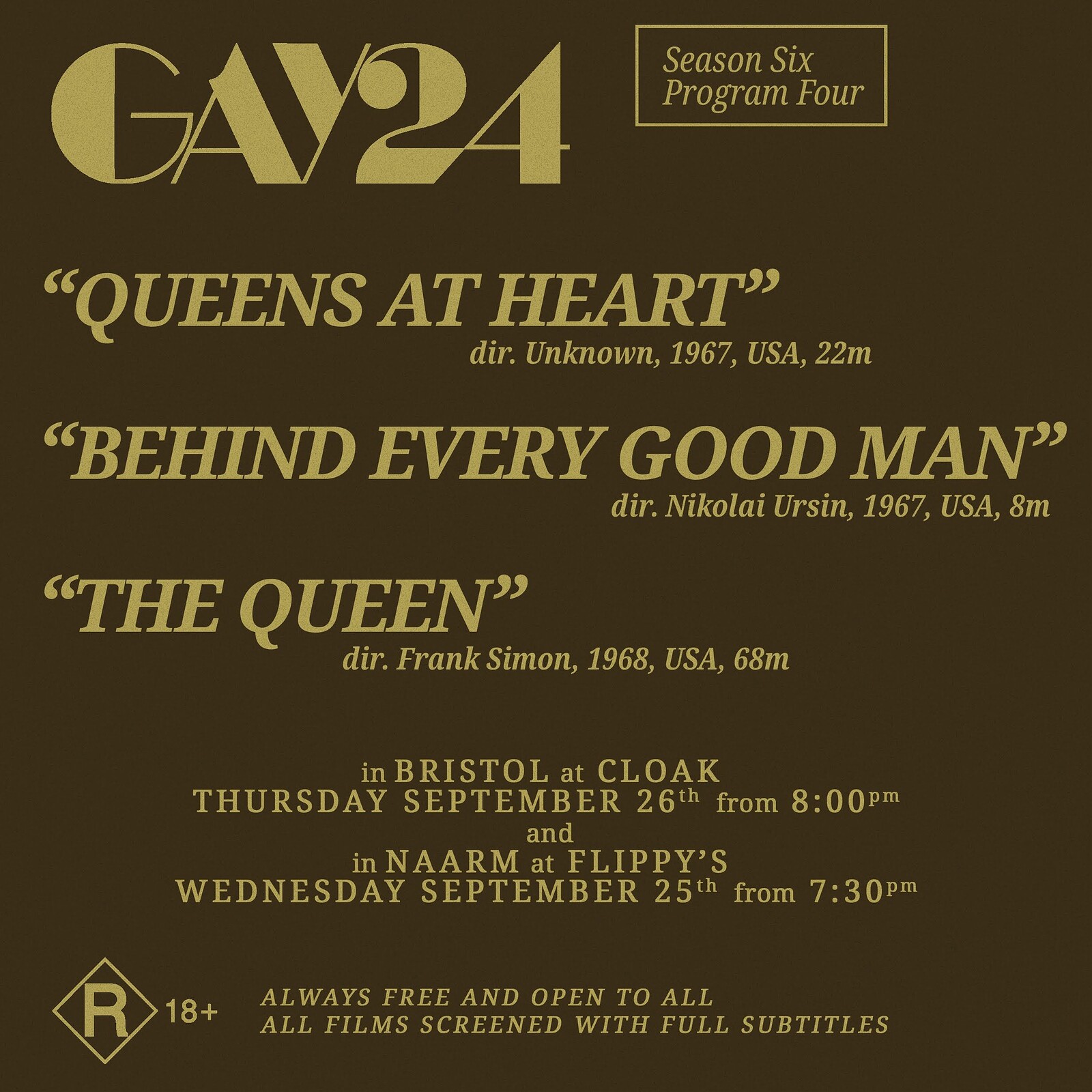GAY24: The Queen & Pre-Stonewall Trans Images at Cloak