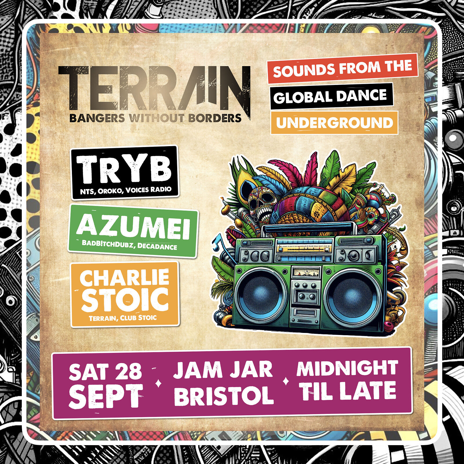Terrain - Bangers Without Borders at The Jam Jar