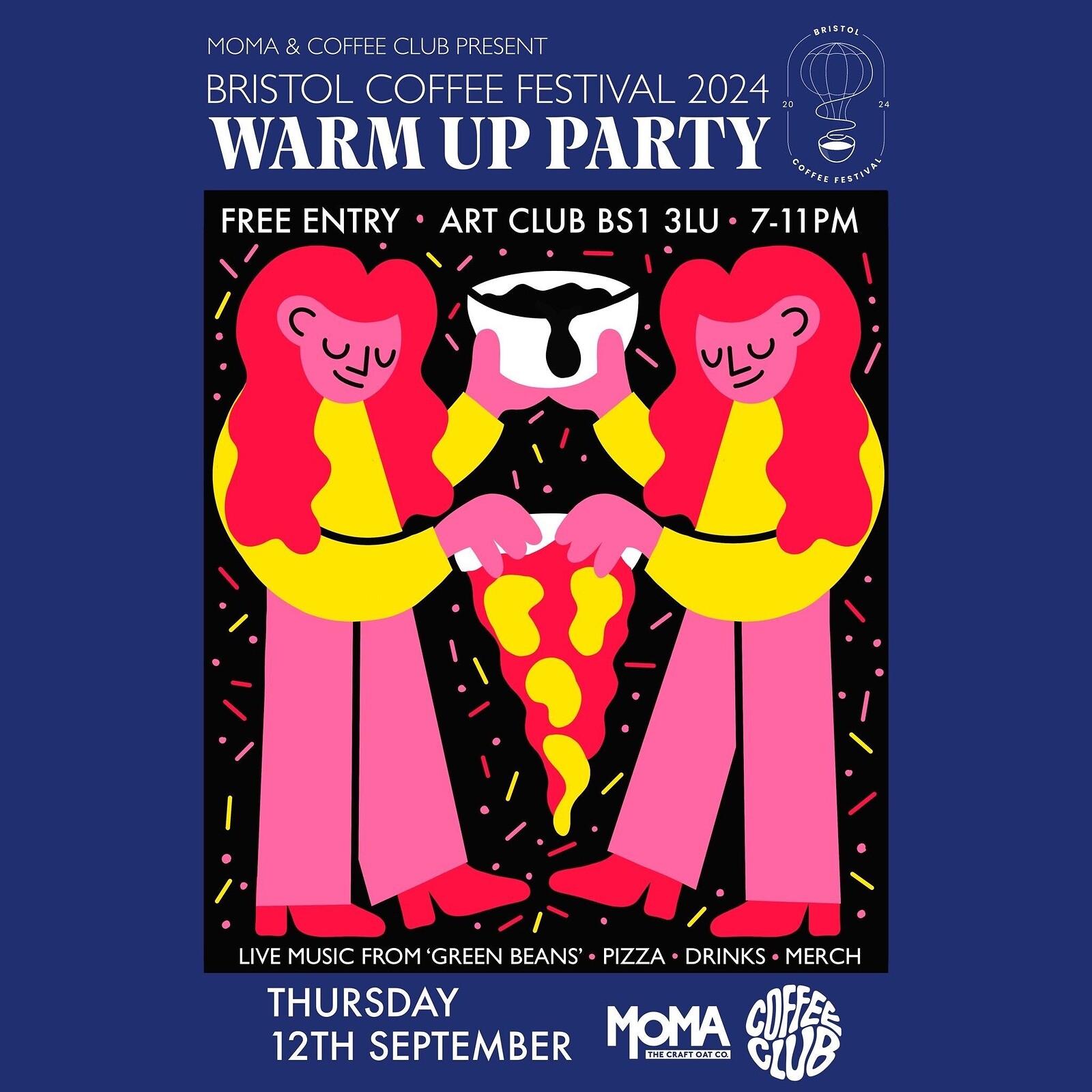 Coffee Club x Moma presents BCF Warm Up Party at Art Club