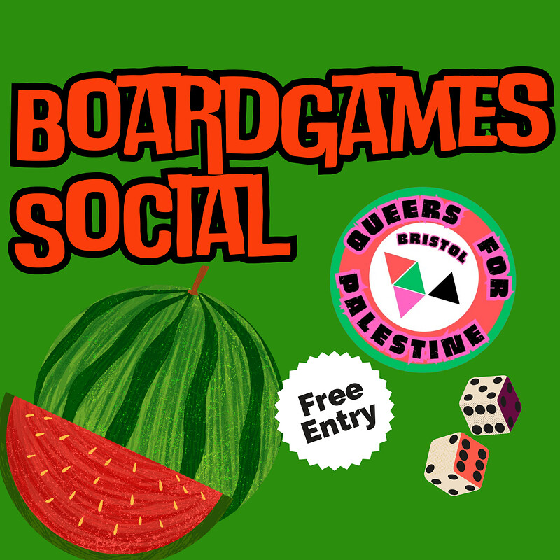 Bristol Queers for Palestine Boardgame Social at Cafe Kino