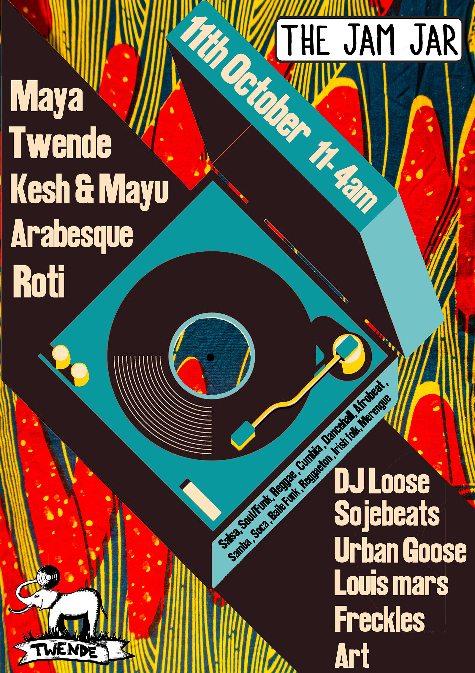 Twende at The Jam Jar