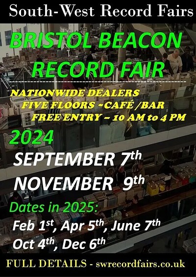 Bristol Beacon Record Fair at Bristol Beacon