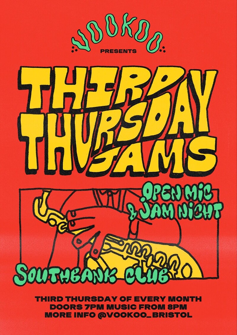 VooKoo: Open Mic + Jam Night + Clothes Swap at SouthBank