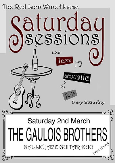 The Gaulois Brothers at The Red Lion Wine House