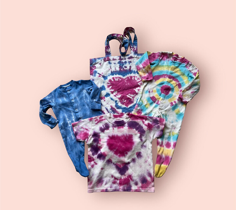 Tie-Dye Babygro and Kids T-Shirt Workshop at Wiper and True - The Barrel Store