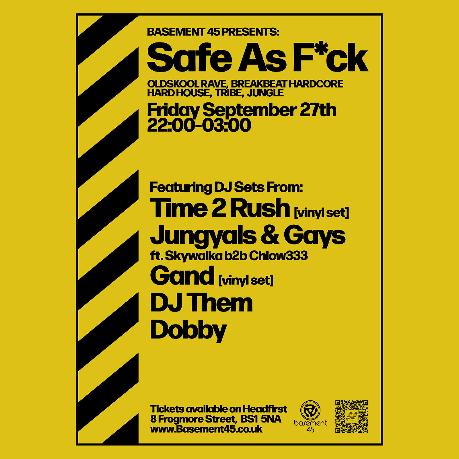 Safe As F*ck at Basement 45