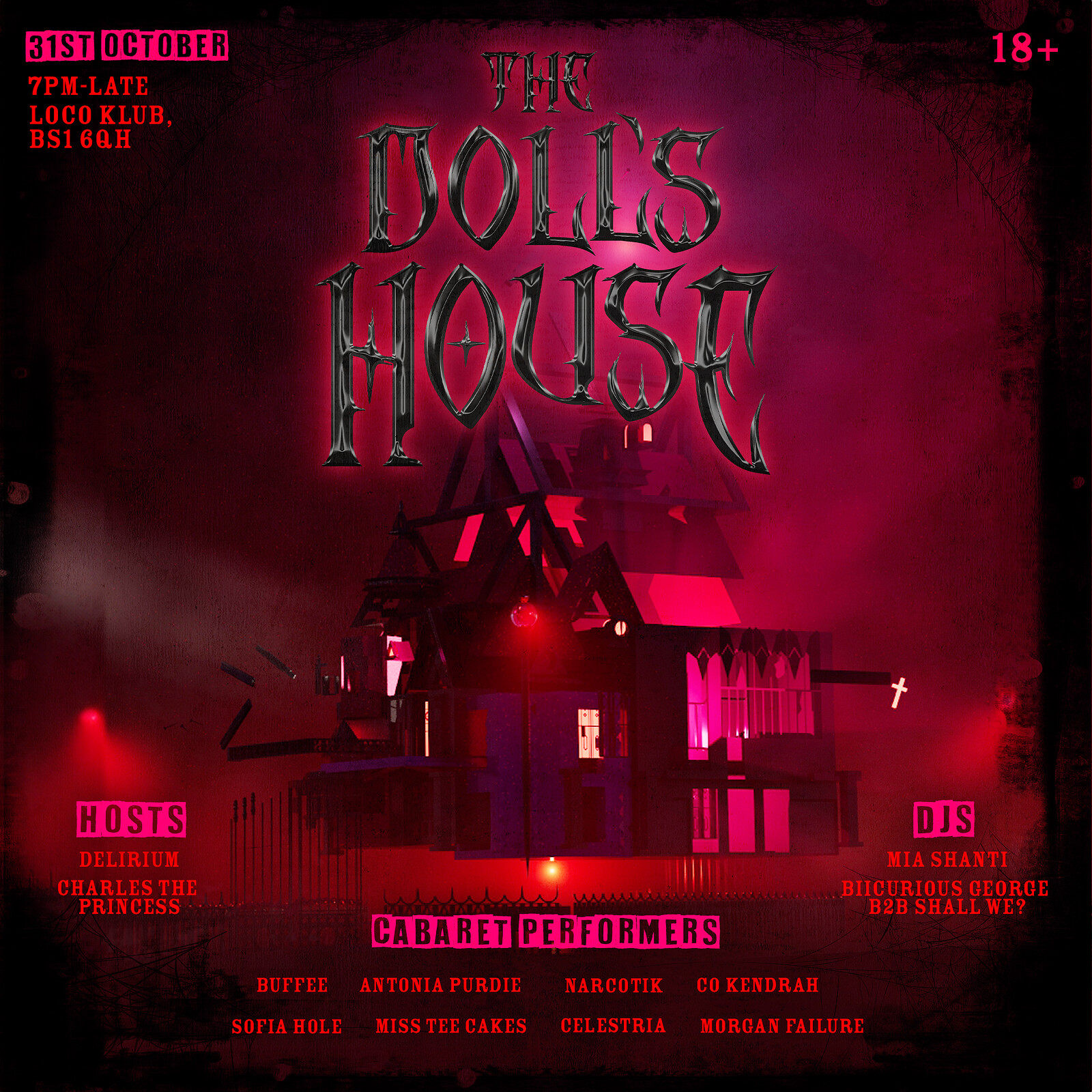 FAGBUTT x FEMMEGEDDON present: The Doll's House at Loco Klub