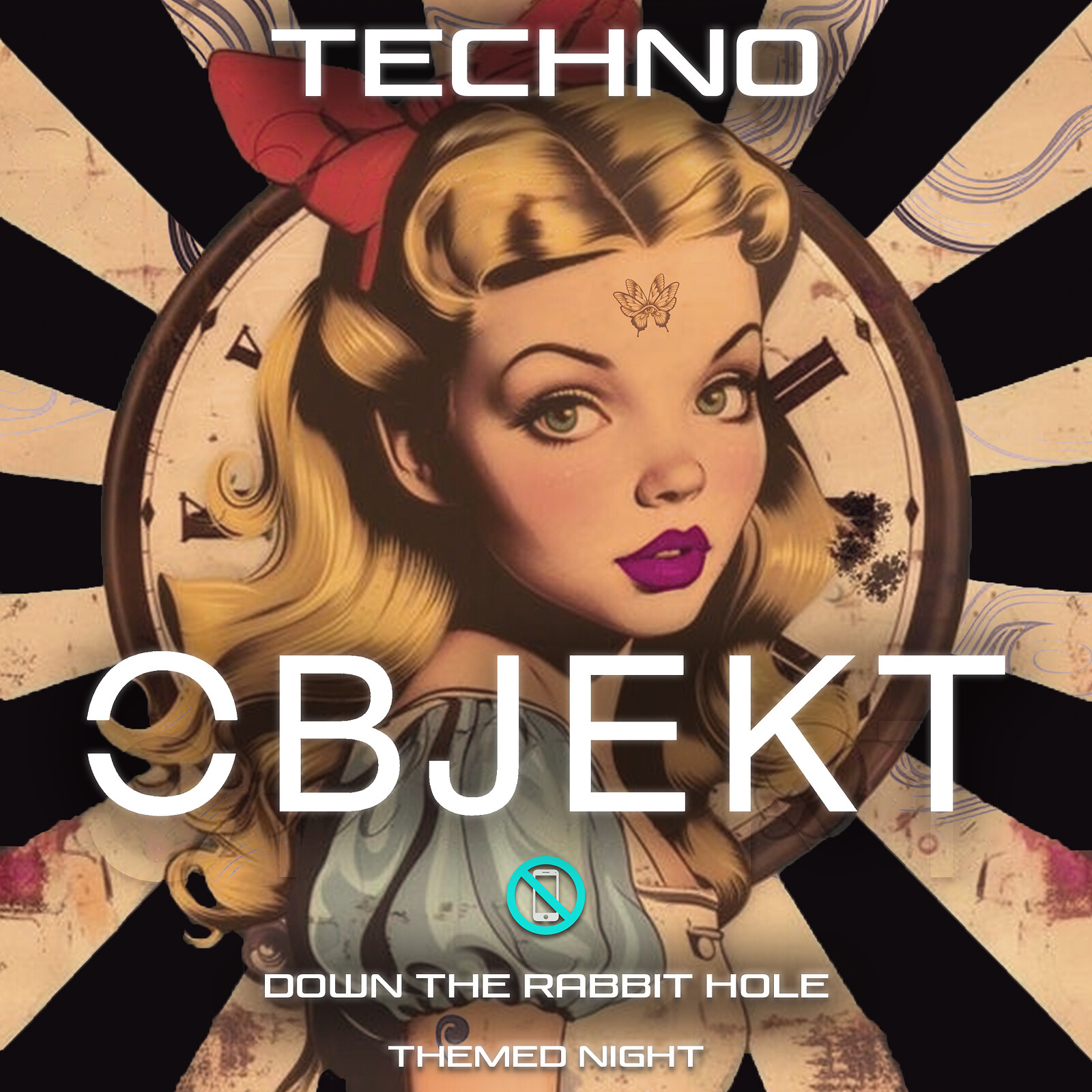 OBJEKT 006 - Down The Rabbit Hole - TECHNO at Basement 45