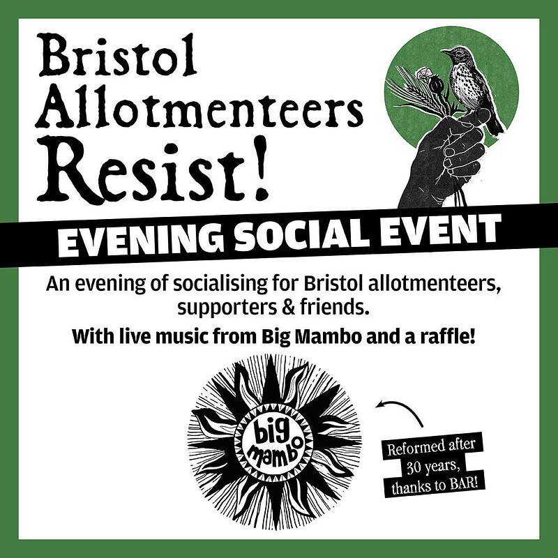 Bristol Allotmenteers Resist Social at The Elmgrove Centre