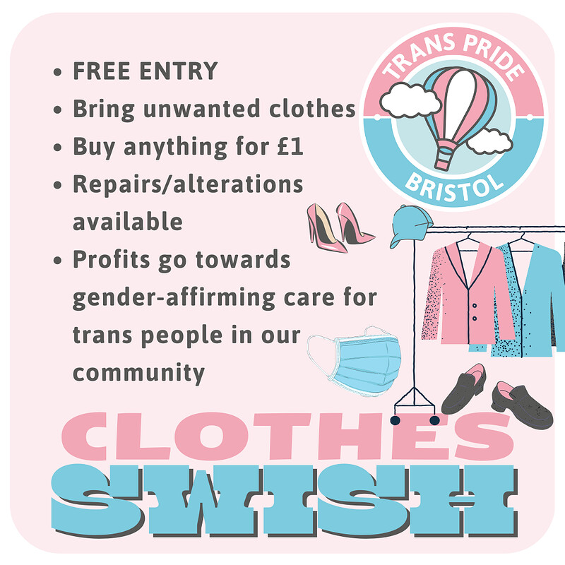 Clothes swish - Trans Pride Bristol edition at Easton Community Centre