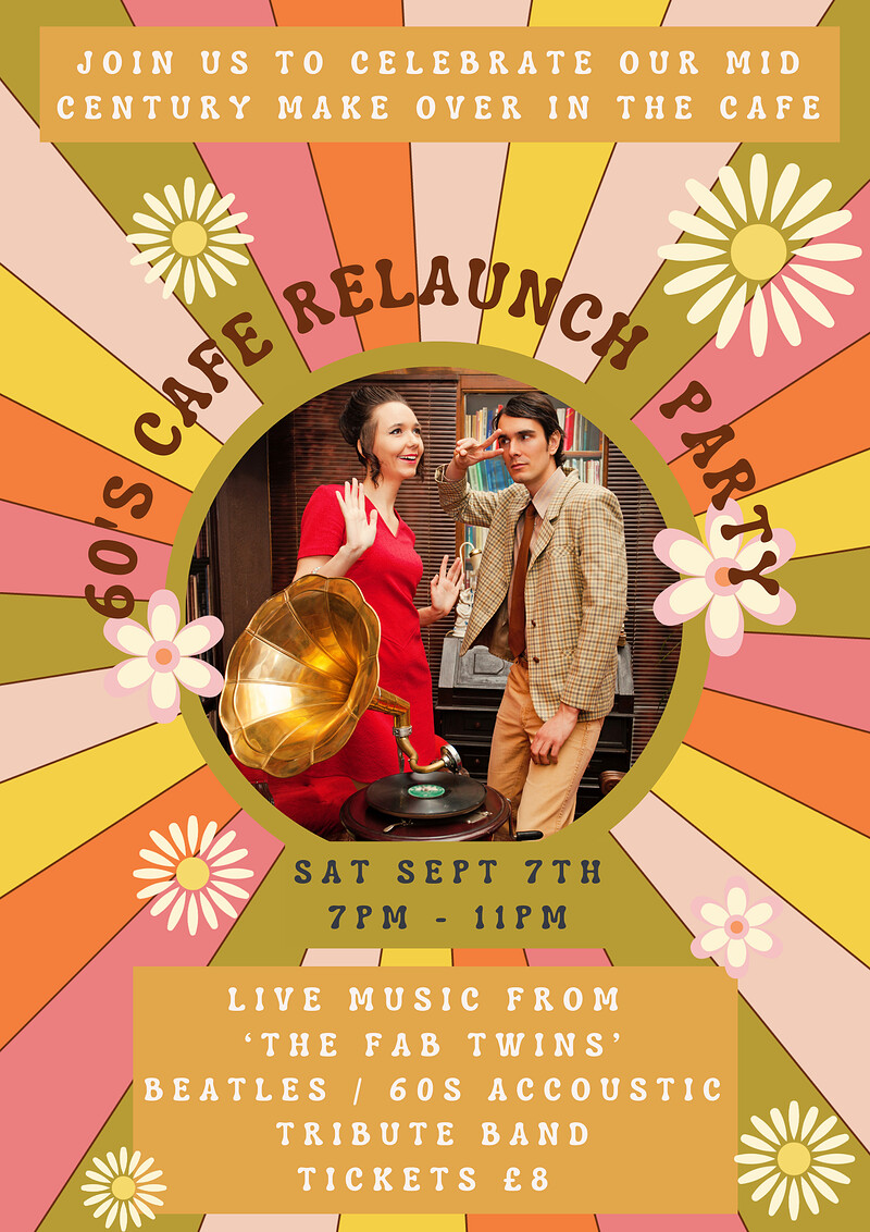 SOLD OUT Fab Twins 60's Cafe Relaunch Party at Bristol Folk House