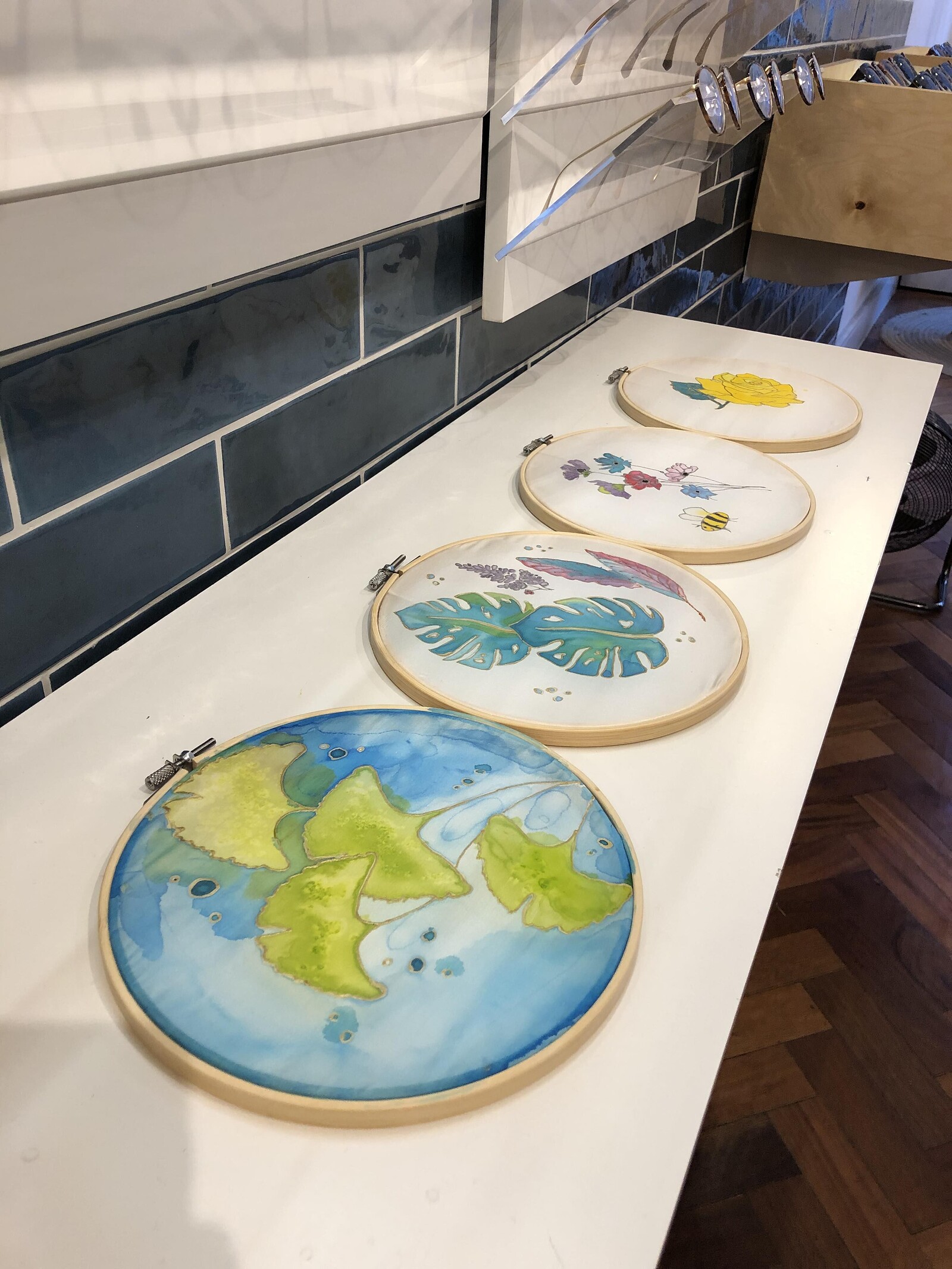 Botanical Silk Painting at Ollie Quinn, Park Street