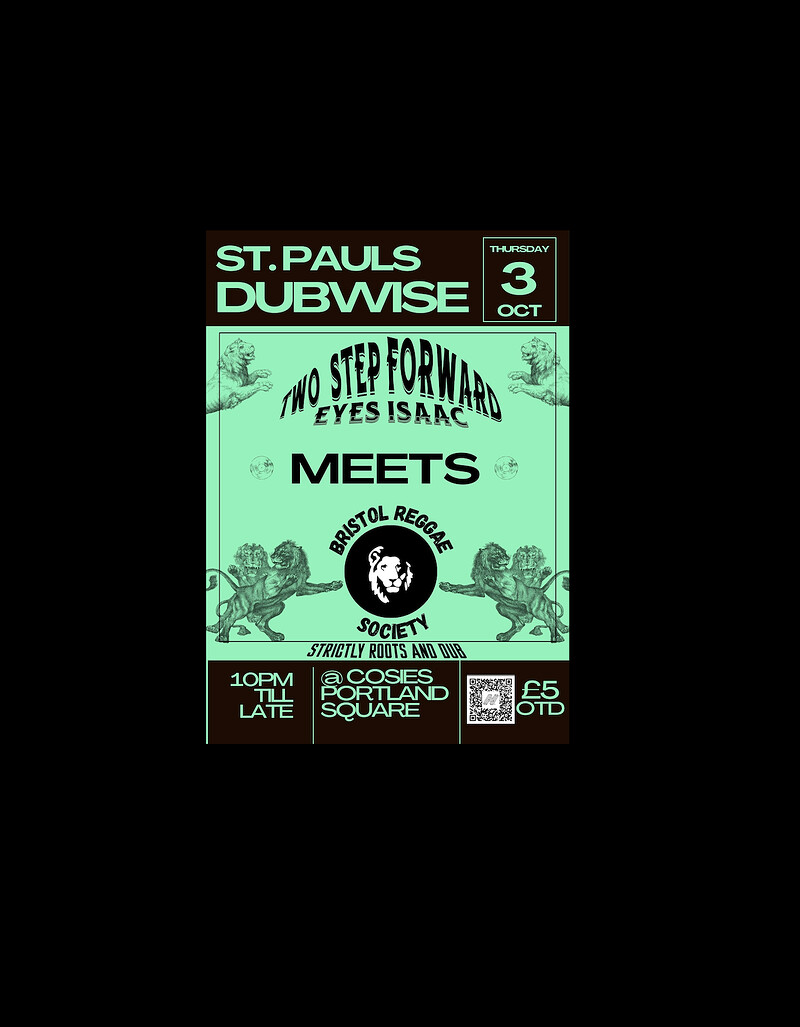 Bristol Dubwise  Not just another reggae night at Cosies