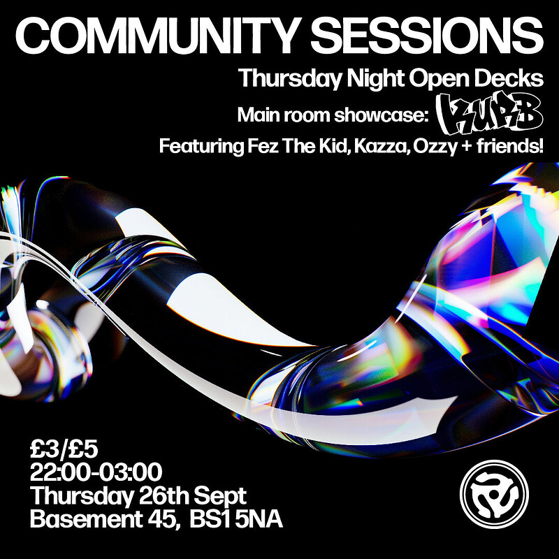 Community Sessions - Open Decks at Basement 45