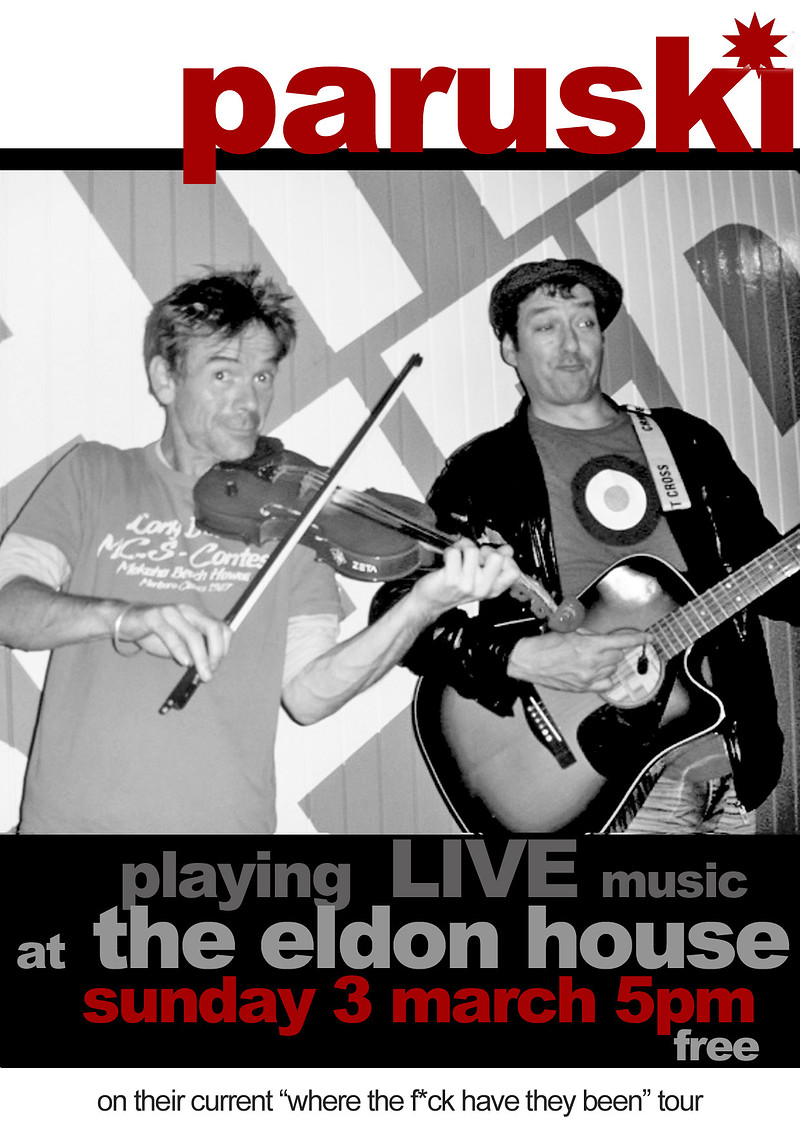 Paruski - 5pm at The Eldon House, Bs8 1bt