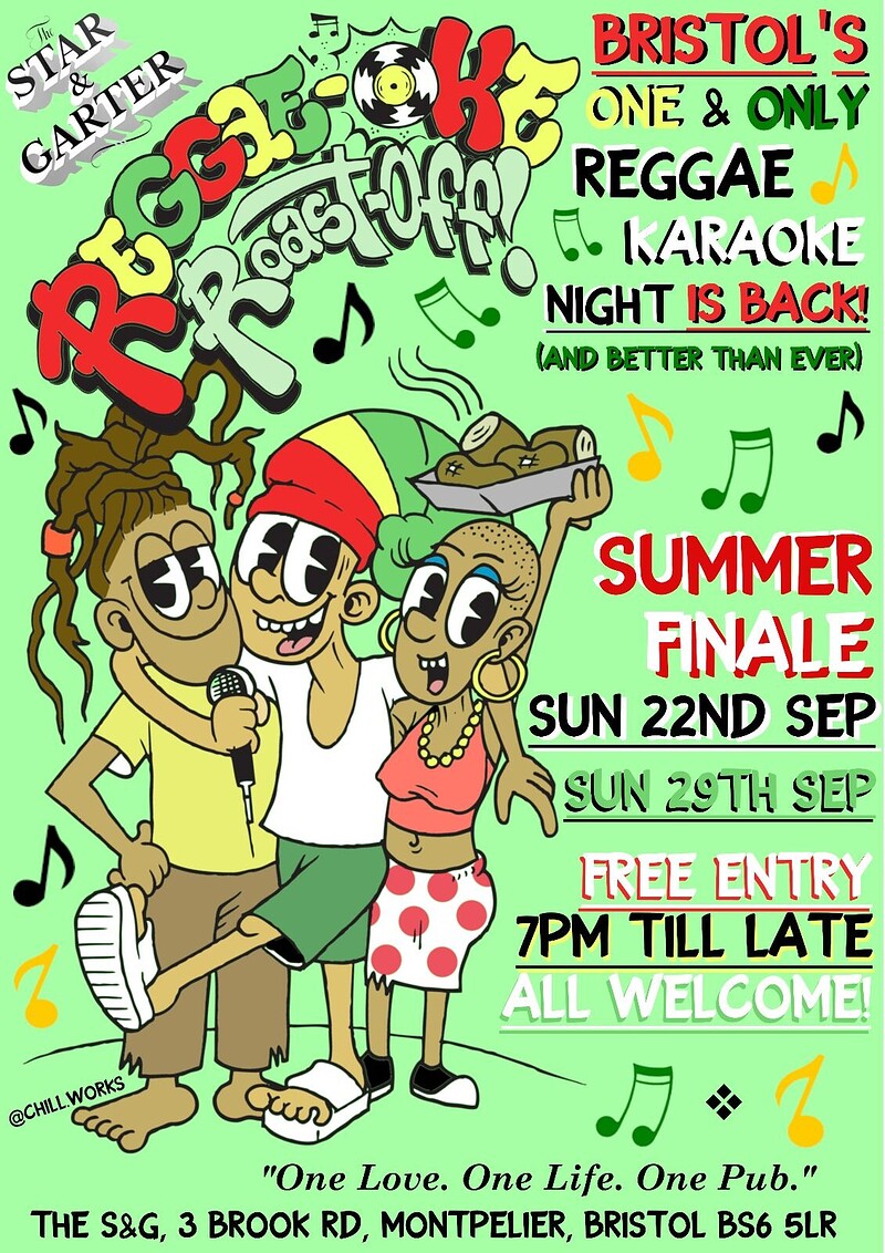 REGGAE-OKE ROAST OFF - SUMMER FINALE at The Star & Garter
