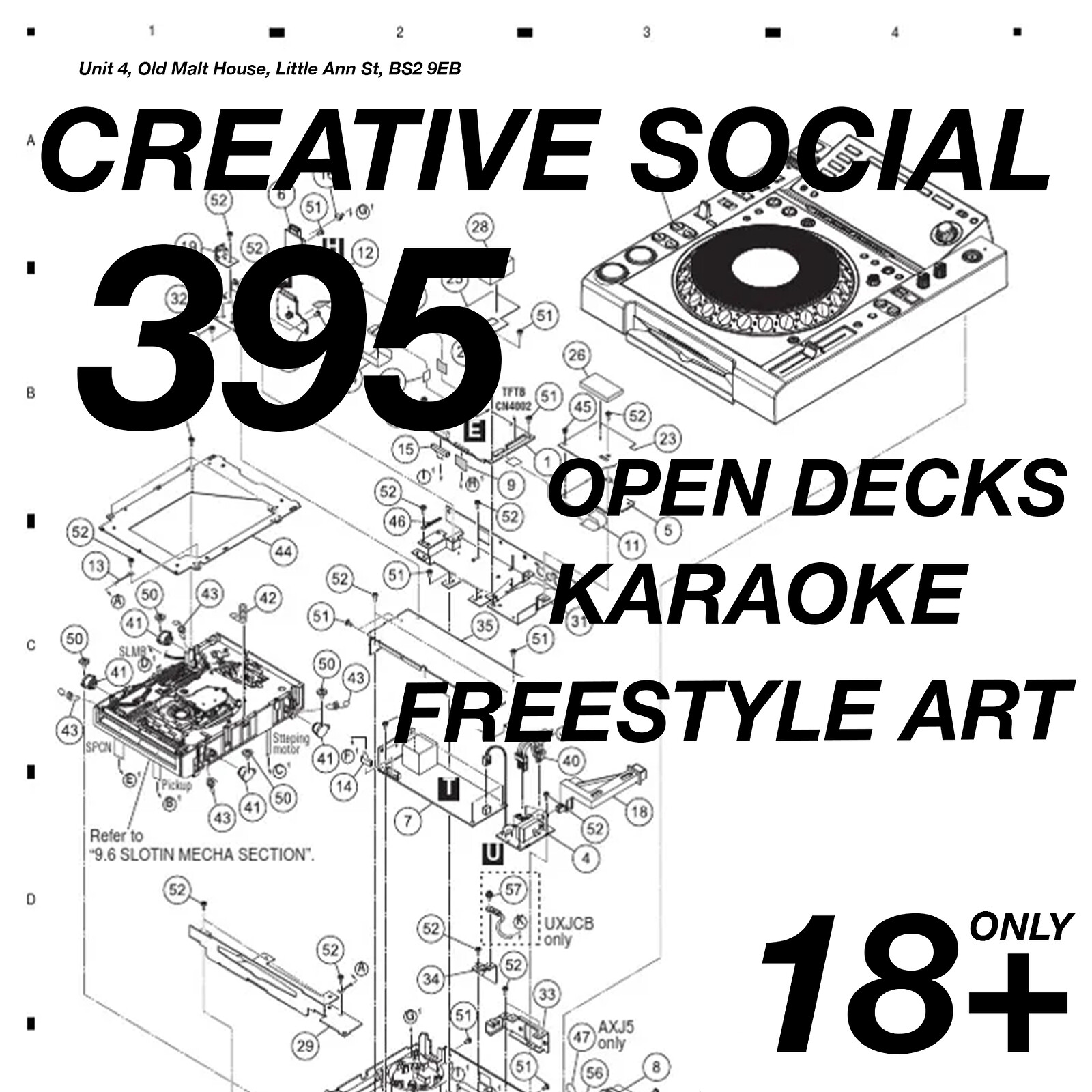 so Bristol Creative Socials: open studios at 395