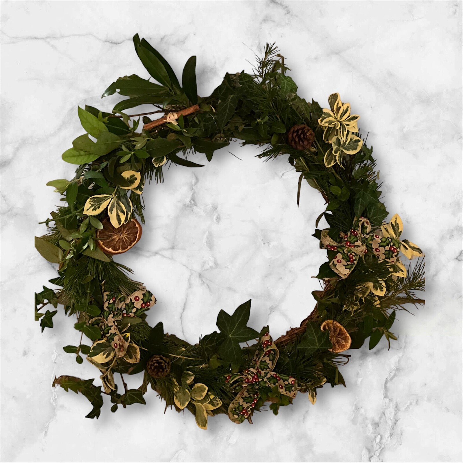 Christmas Wreath Making at Wiper and True The Barrel Store