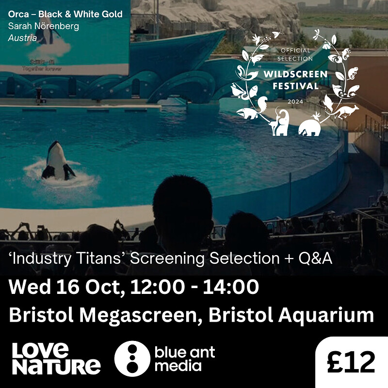 'Industry Titans' Wildlife Film Selection + Q&A at Bristol Megascreen