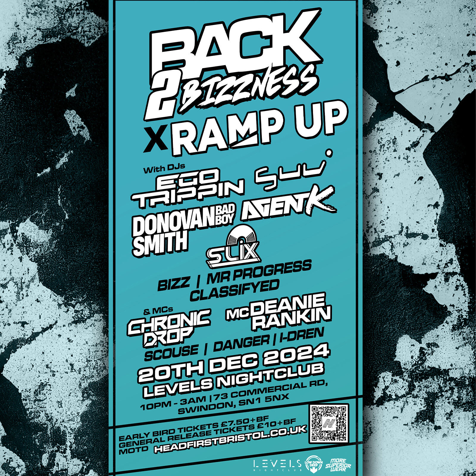 Ramp Up X Back2Bizzness at Levels, 73 Commercial Rd, Swindon SN1 5NX