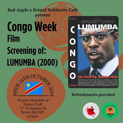 Congo Week Film Screening of 'Lumumba' at PRSC