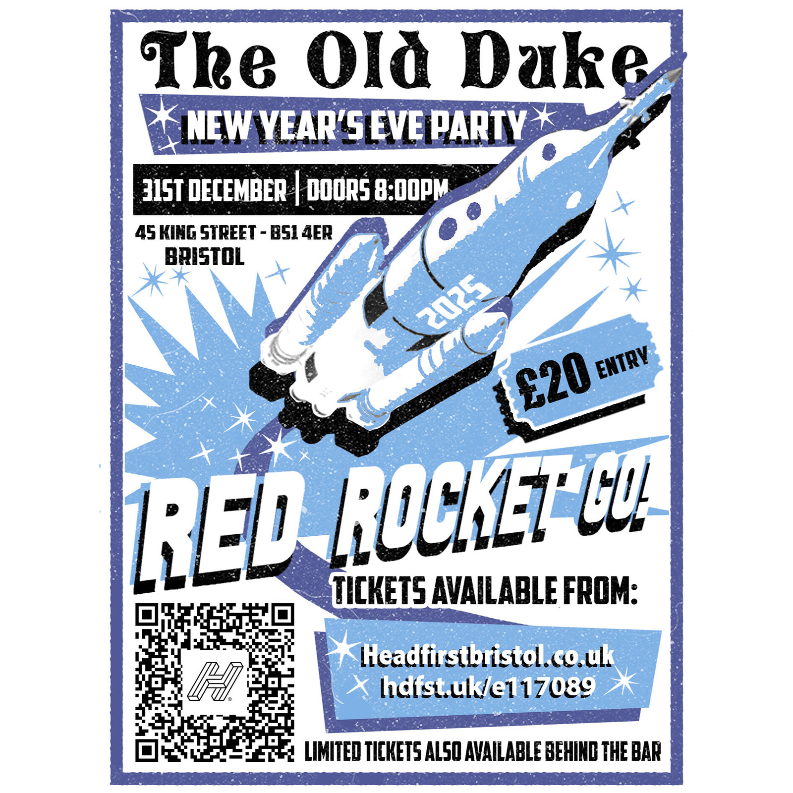 The Old Duke New Years Eve Party *** SOLD OUT*** at The Old Duke