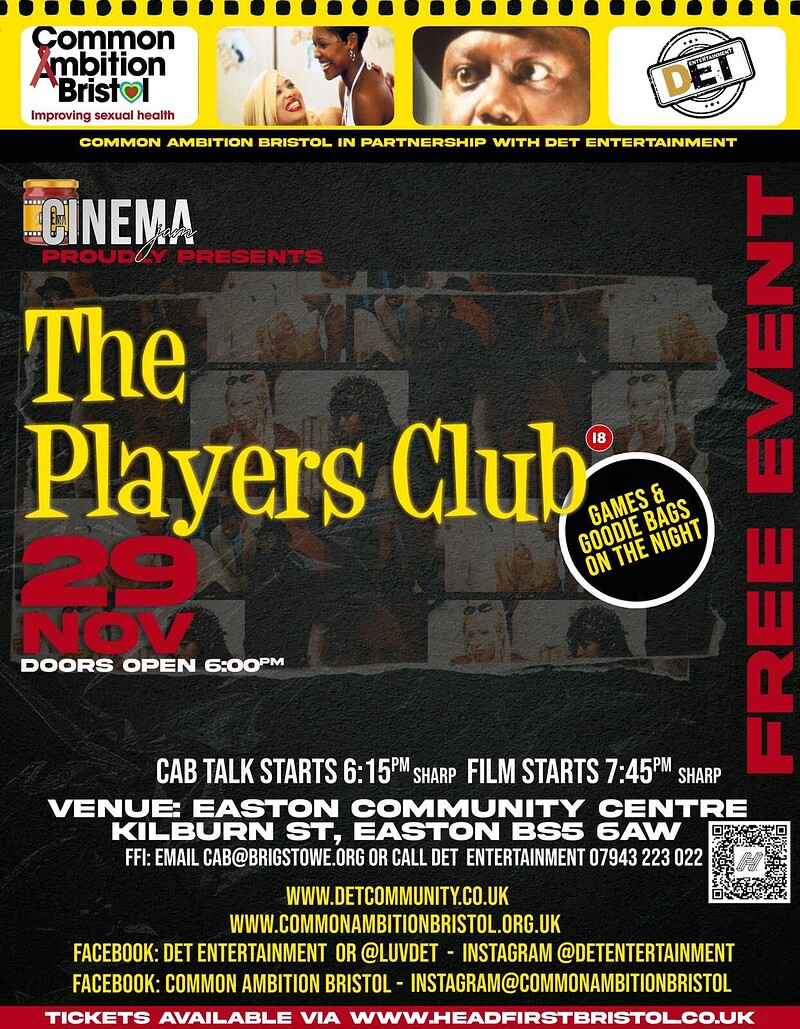Cinema Jam at Easton Community Centre