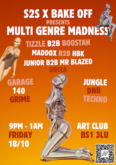 S2S x Bake Off Multi Genre Madness at Artclub