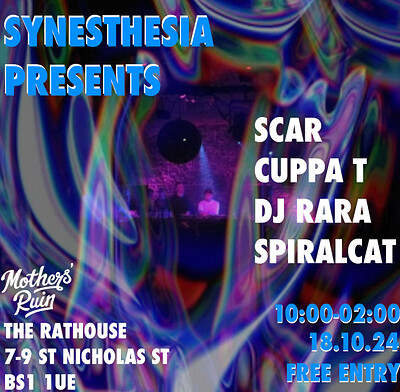 Synesthesia in the Rathouse at The Mothers Ruin