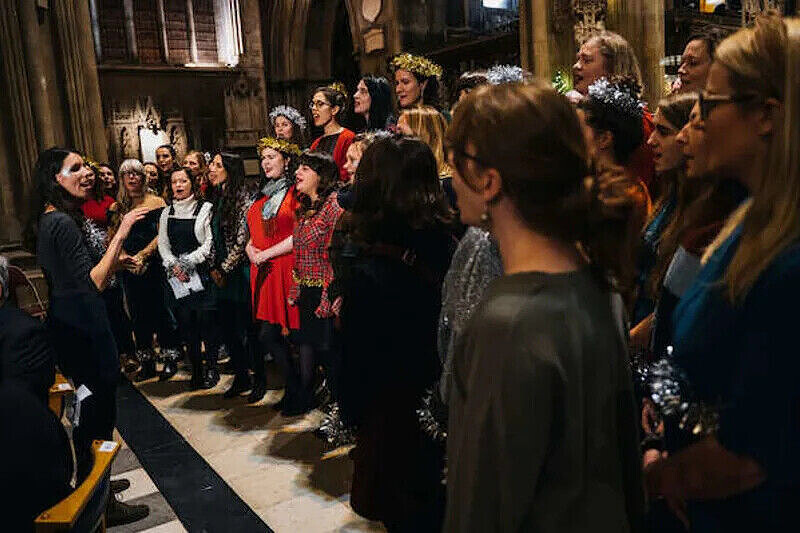 SHE Choir Bristol Festive Showcase at Church of St Thomas the Martyr, Bristol