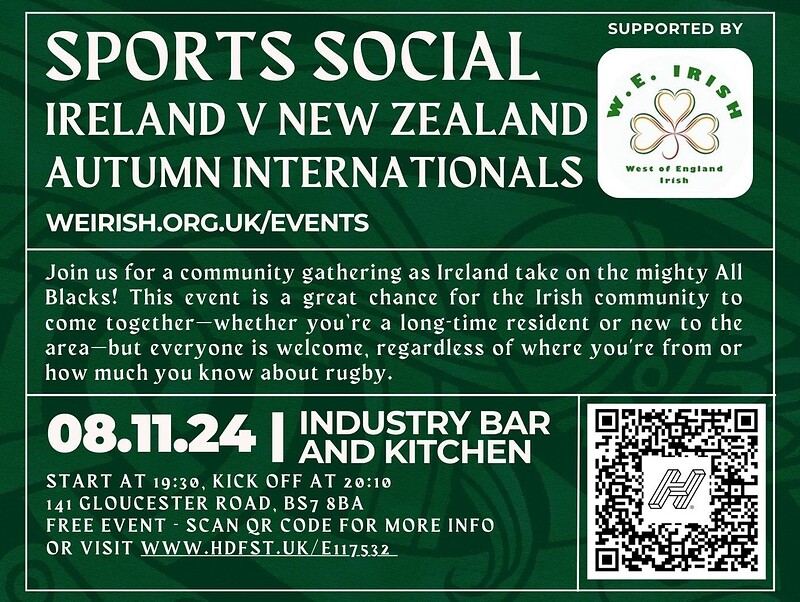 Ireland vs. New Zealand Rugby – Sports Social at Industry Bar & Kitchen
