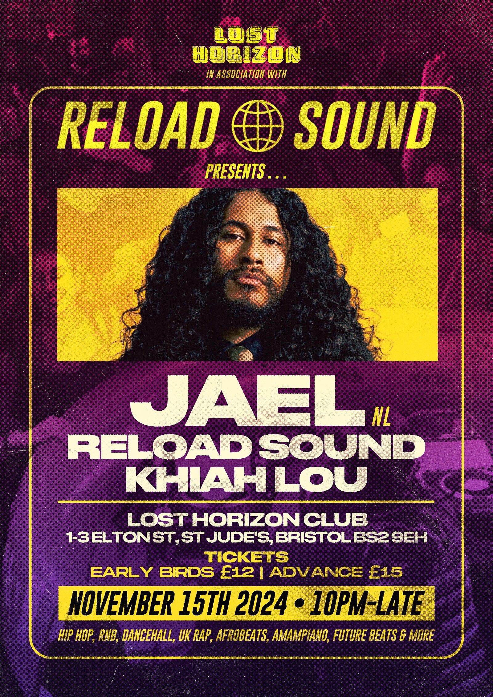 Reload Sound Presents... Jael at Lost Horizon