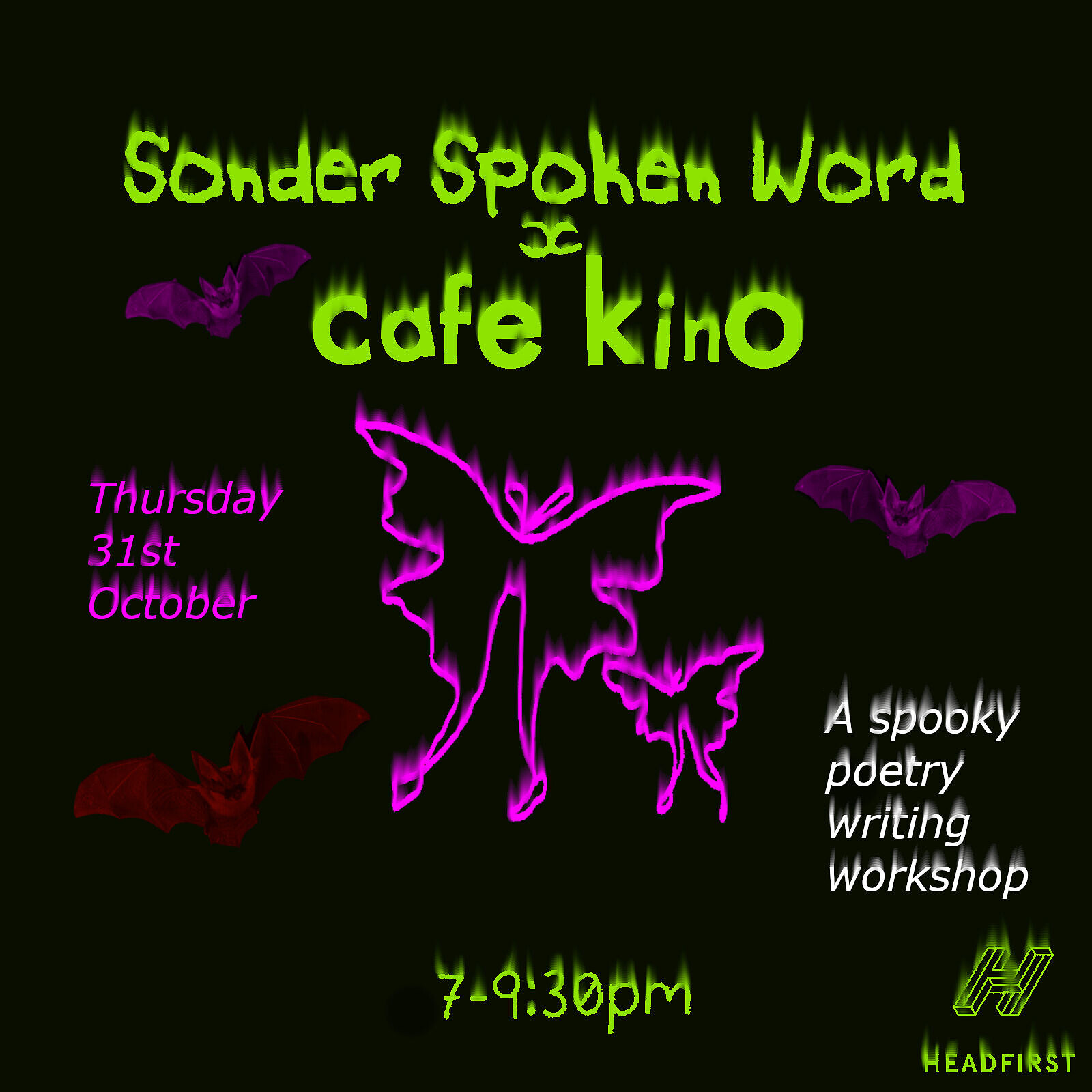 Sonder Spoken Word x Cafe Kino: Spooky Poetry at Cafe Kino