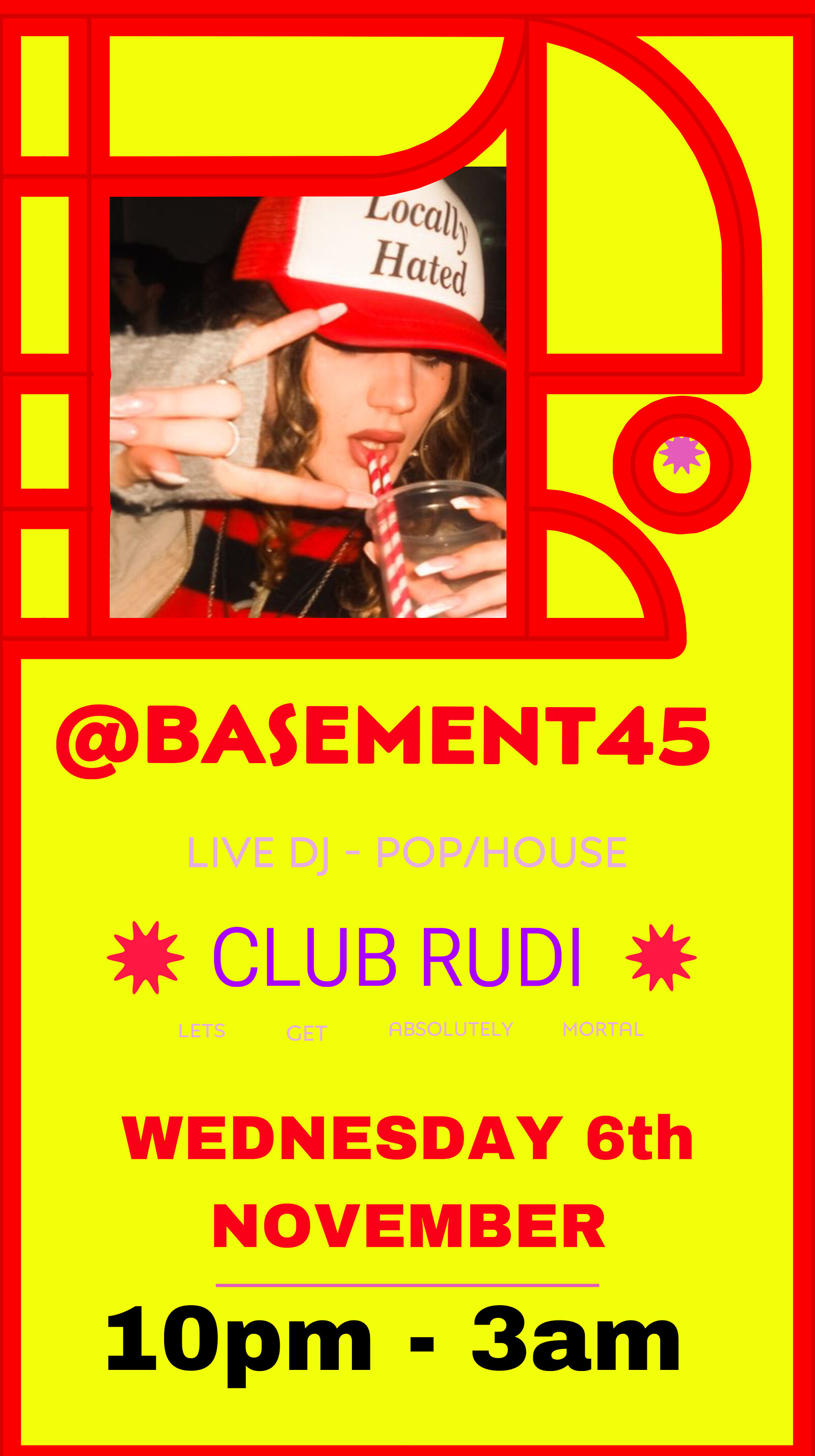 CLUB RUDI at Basement 45
