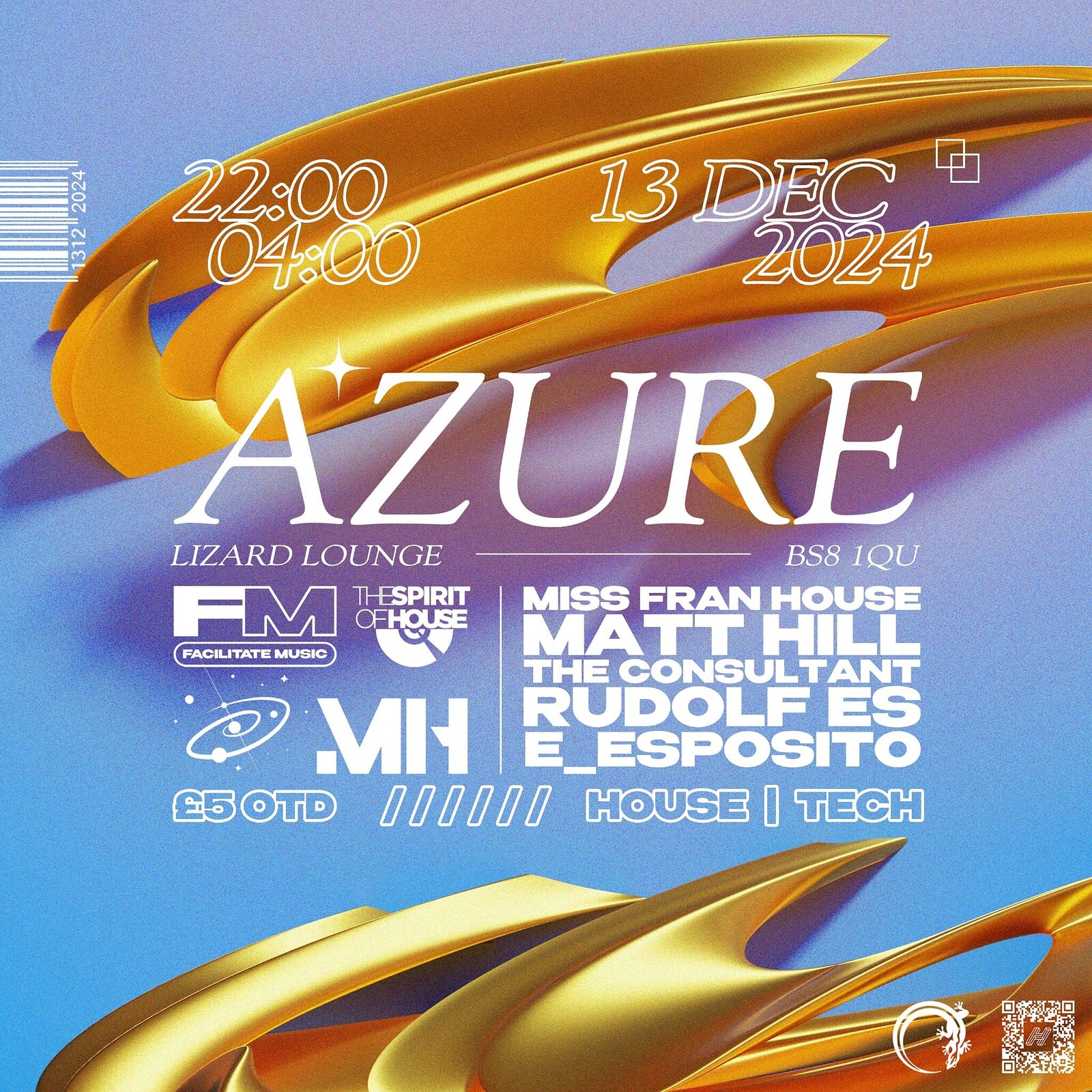 Azure at Lizard Lounge at Lizard Lounge Bristol